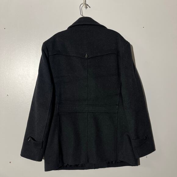 APTRO Gray 100% Wool Outerwear Peacoat Jacket Multi Pocket Men’s Size XXL - Picture 5 of 8